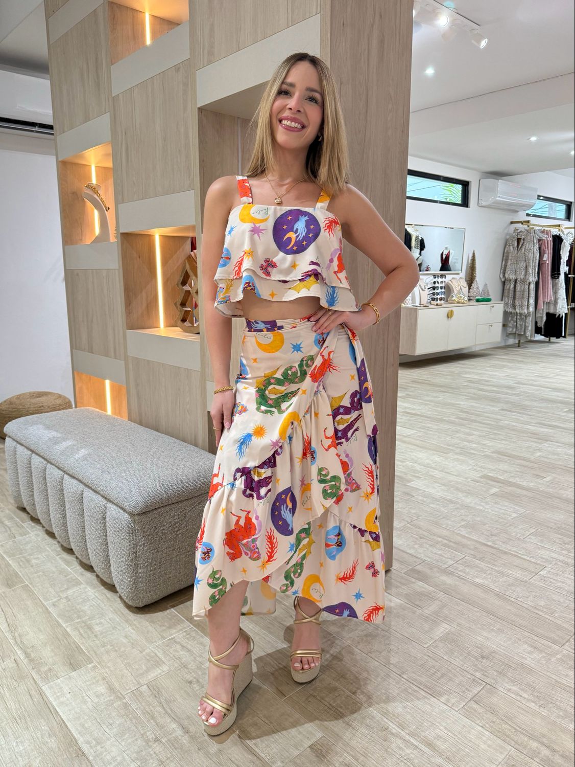 Mystic Top & Wrap-Around Set By PB Mystic Top & Wrap-Around Set By PB