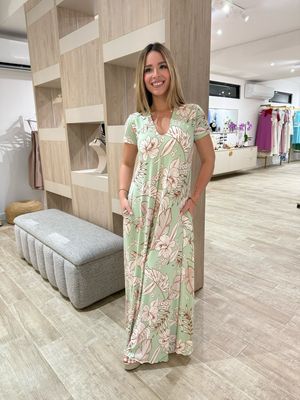 Mint Breeze Maxi Dress