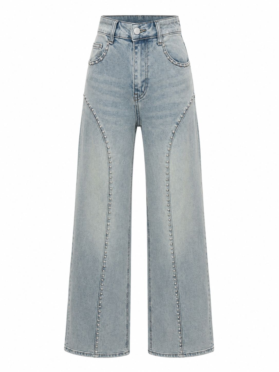 Light Washed Studs Jean