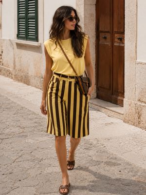 Butter Yellow Capri Top