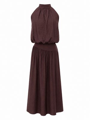 Chocolate Bubble Top & Skirt Set