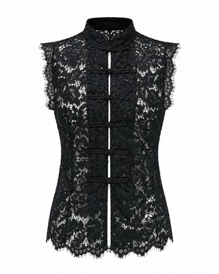 Napoleon Black Lace Blouse (One Size)