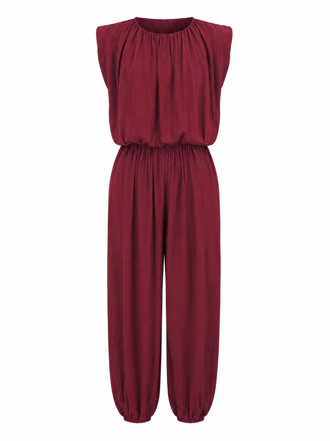 Burgundy Bubble Top & Pant Set (One Size)