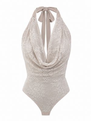 Ecru Lace Bodysuit (One Size)