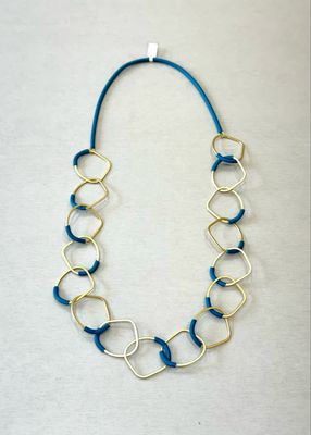 Azure Aura Links Necklace