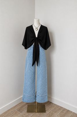 Black Dream Knot Blouse