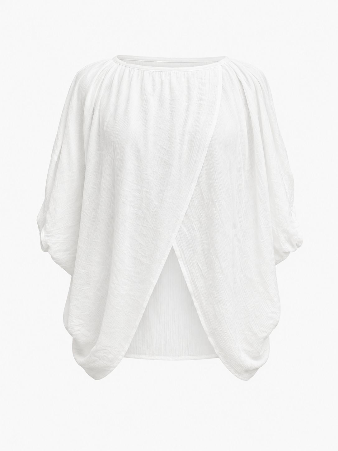 White Loose Blouse