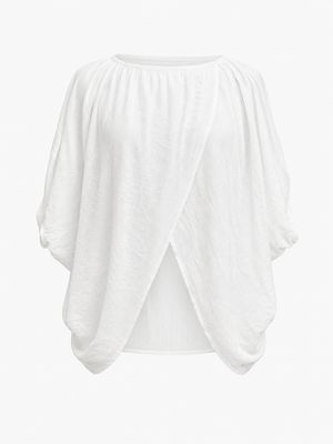 White Loose Blouse