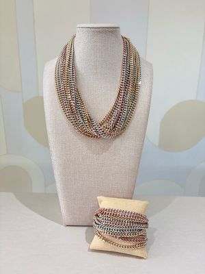 Trinity Luxe Necklace & Bracelet Set