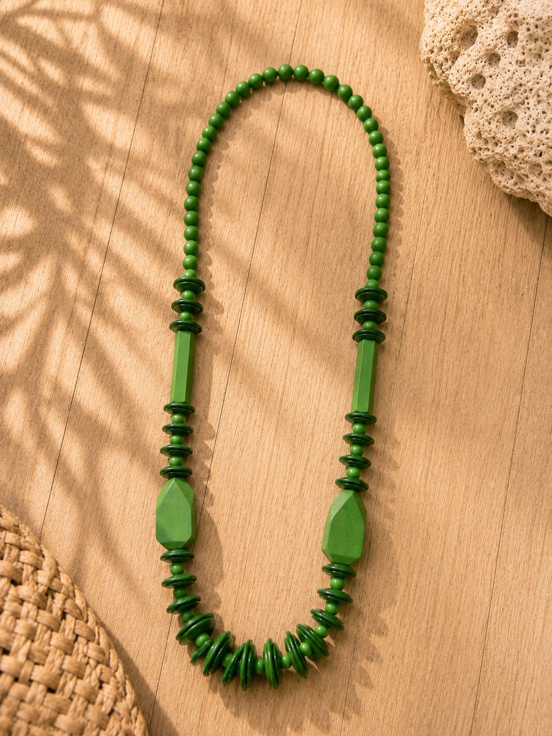 Green Beaded Necklace