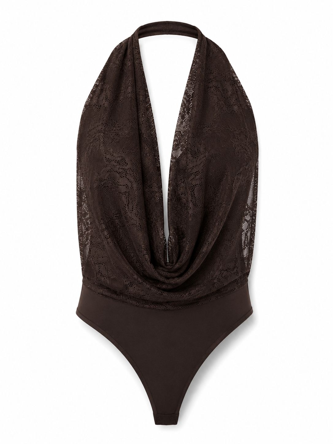 Chocolate Lace Bodysuit (One Size)