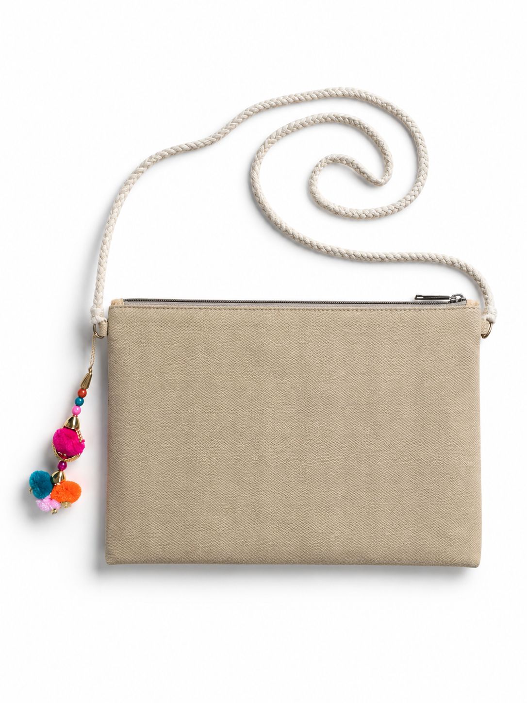 Multi Ethnic Beaded Clutch Bag