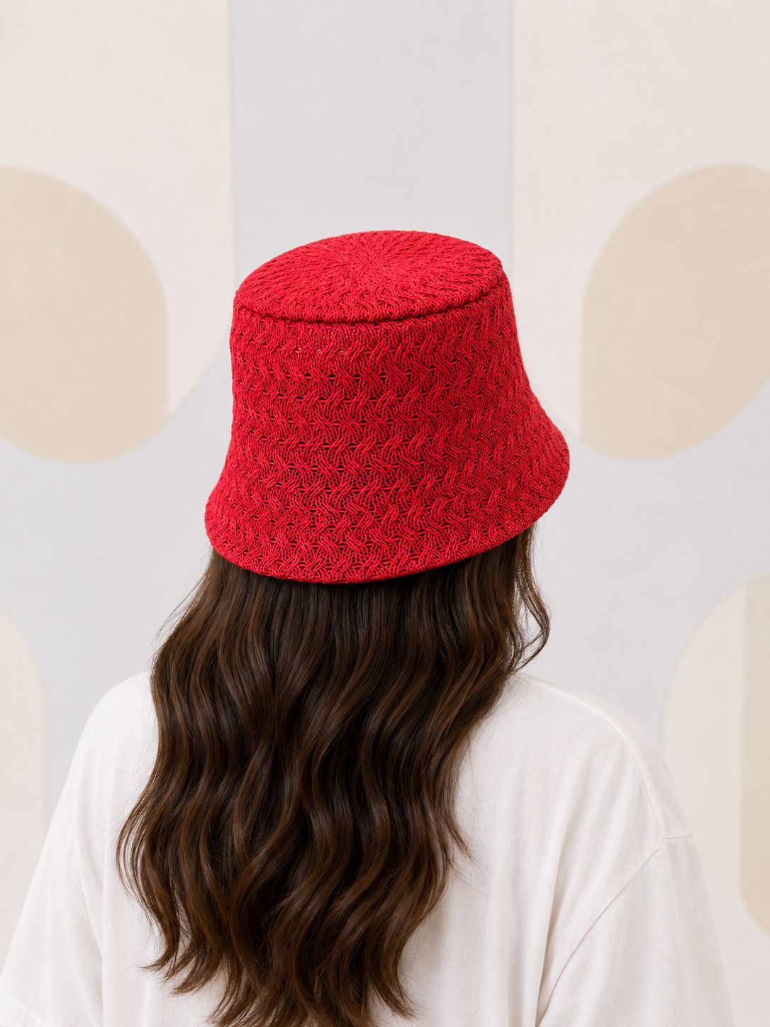 Red Bucket Hat
