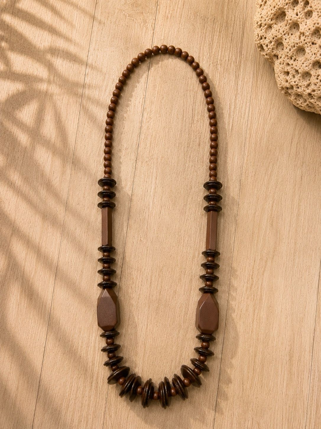 Brown Beaded Necklace