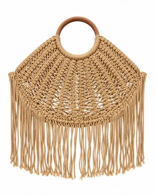 Natural Boho Fringe Bag