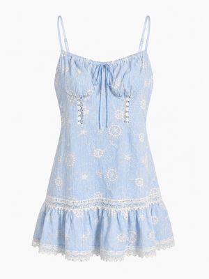 Sky Blue Blossom Dress