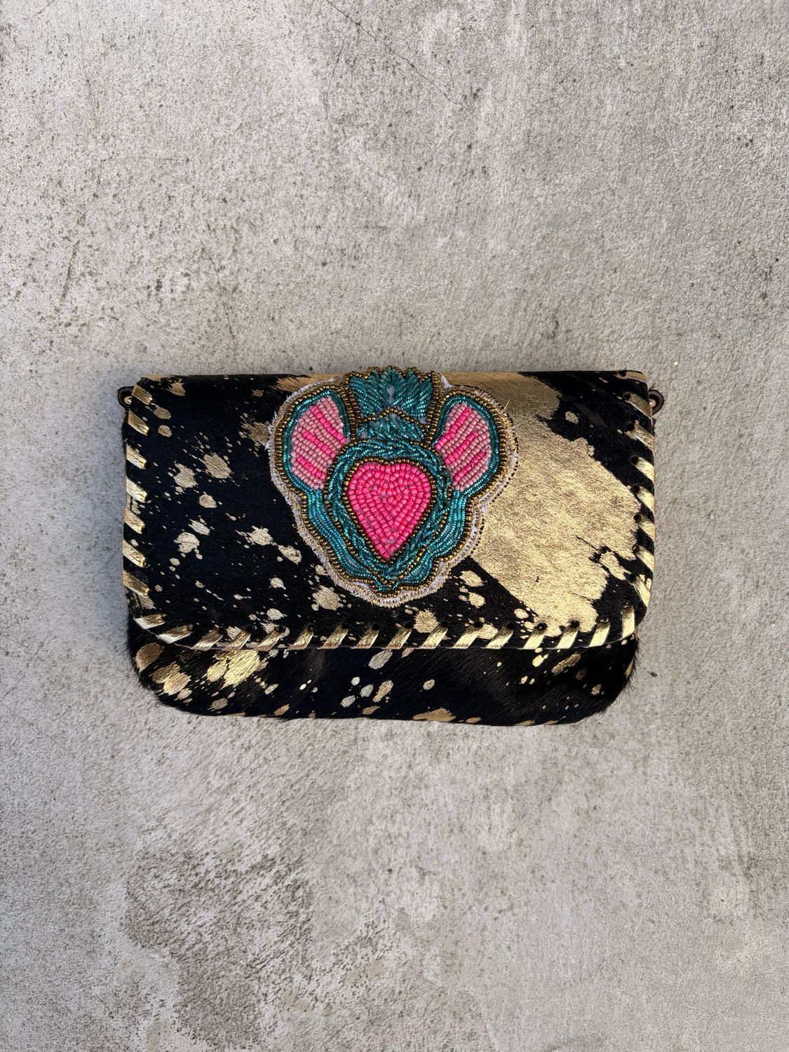 Black Genuine Leather Handbag