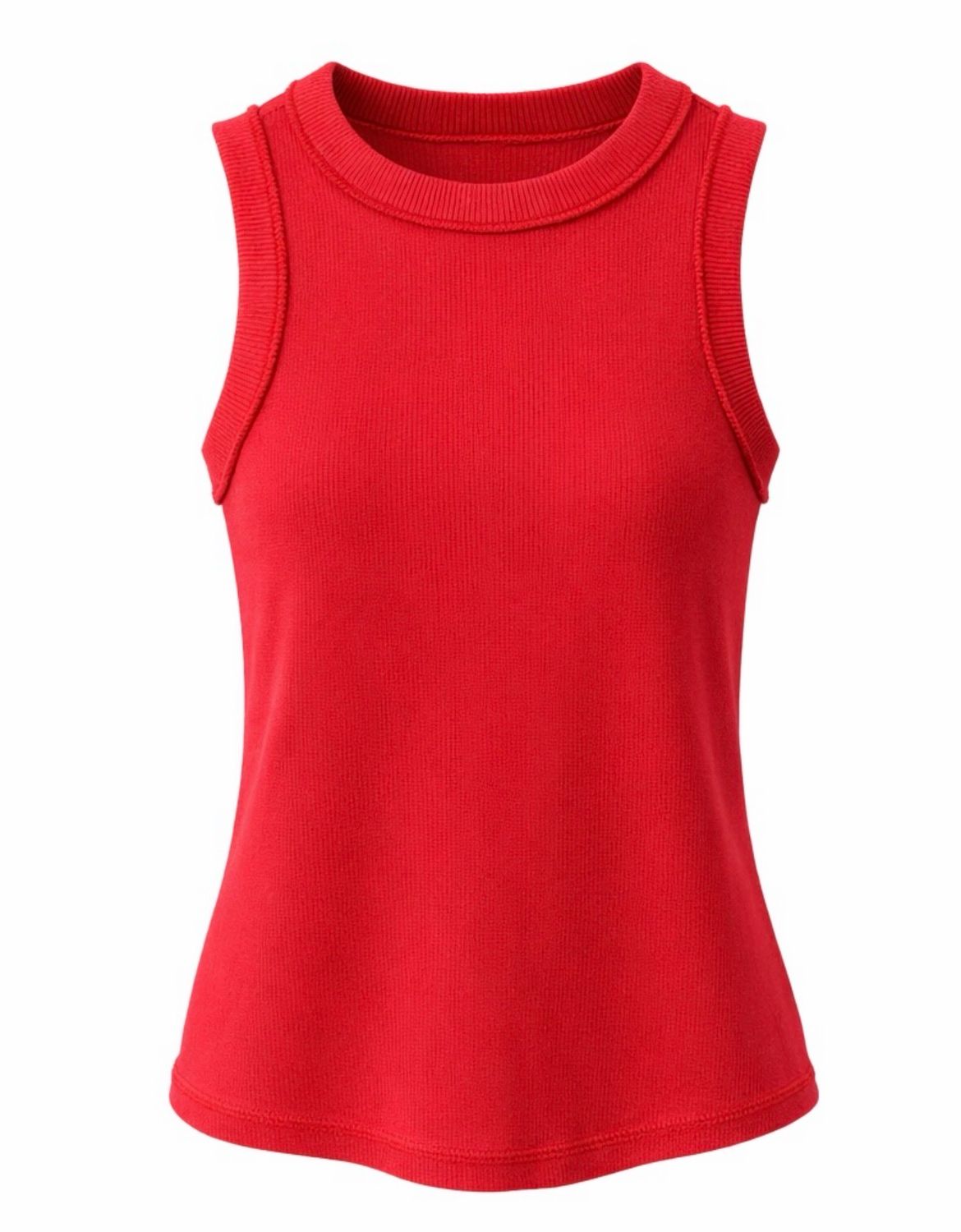 Red Essential Tank Top
