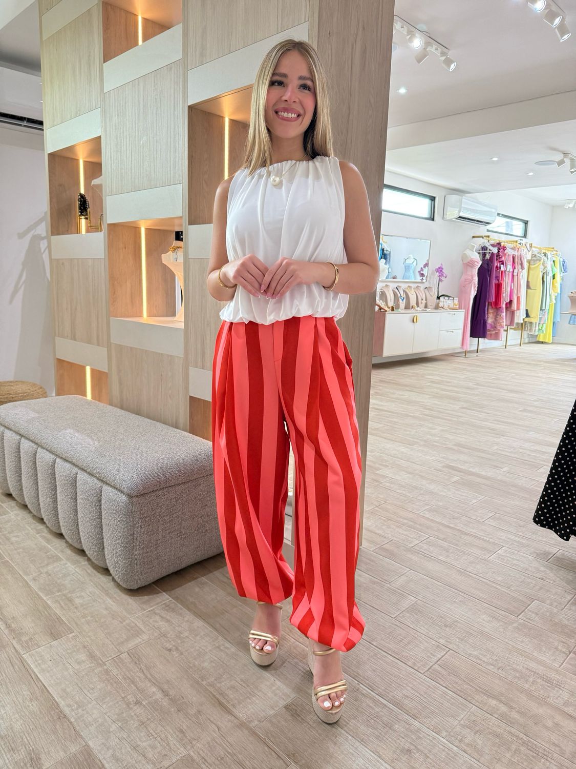 Color Block Balloon Pant (One Size)