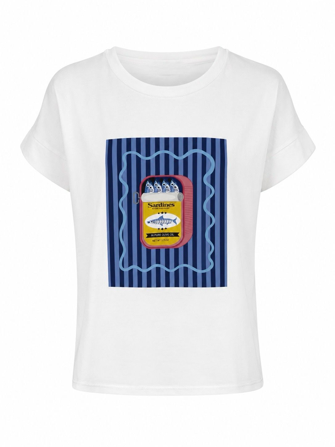 Sardines Blue Tee(One Size)