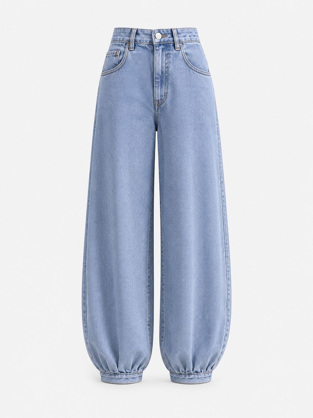Light Denim Balloon Italian Jean