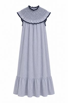Navy Stripes Breeze Maxi Dress