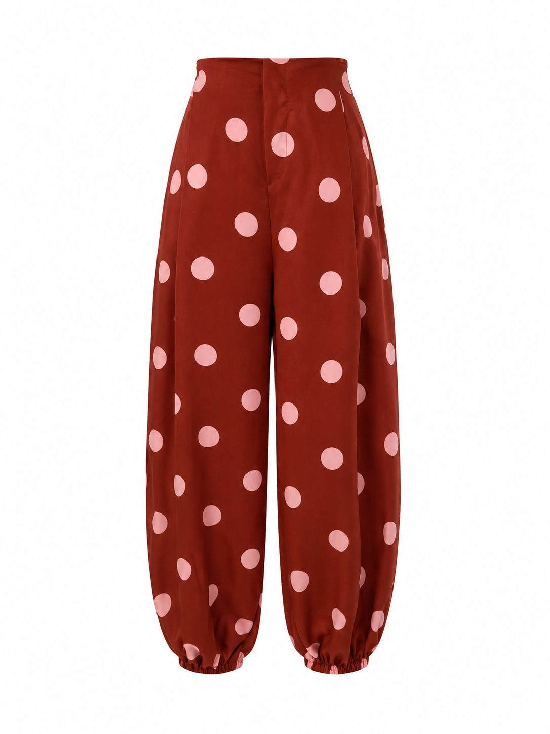 Rust Polka Dots Balloon Pant (One Size)