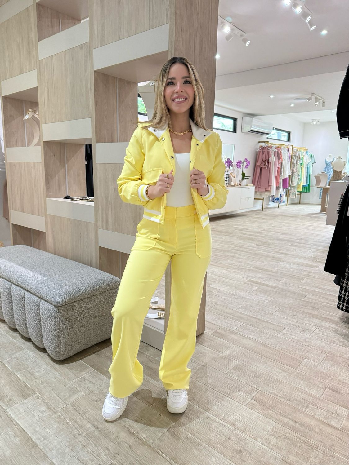 Vibrant Yellow Travel Set