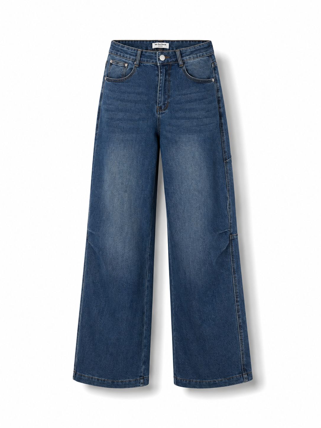 Classic Dark Wash Wide Leg Jeans