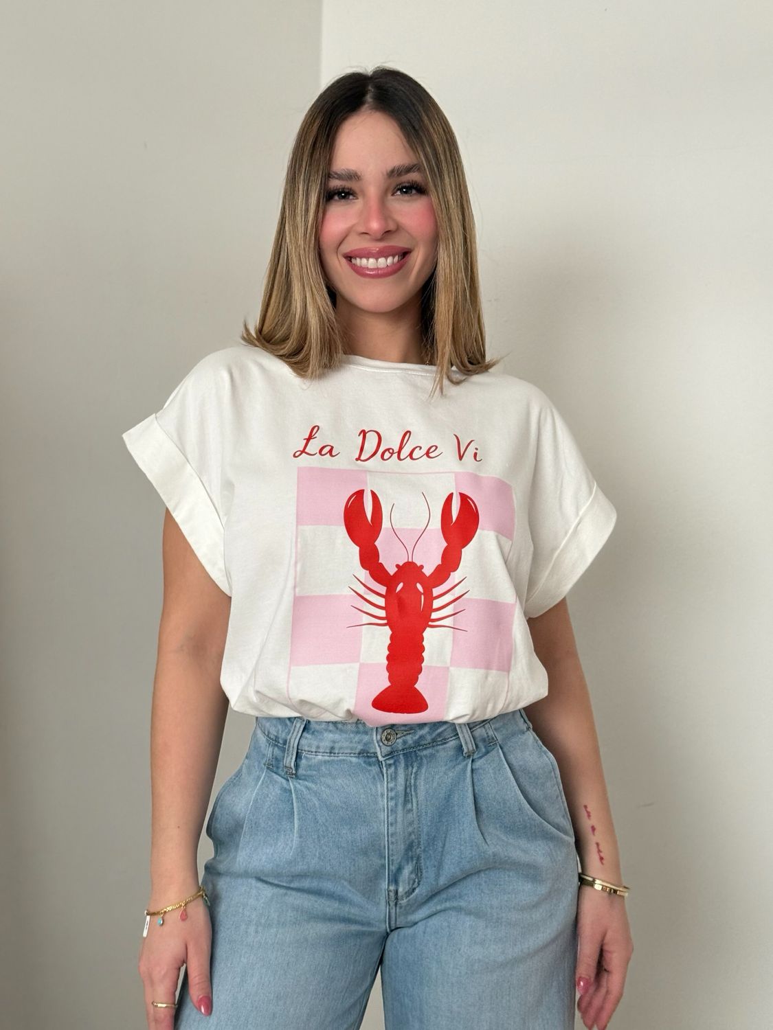La Dolce Vi Lobster Tee (One Size)