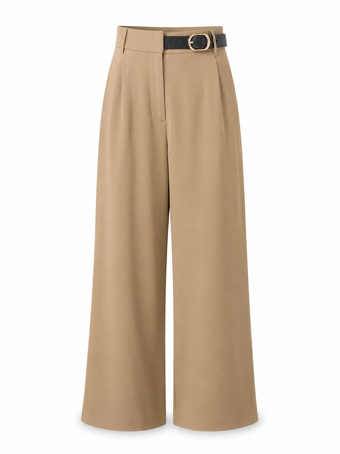 Sand Tailored Wide Leg Pants