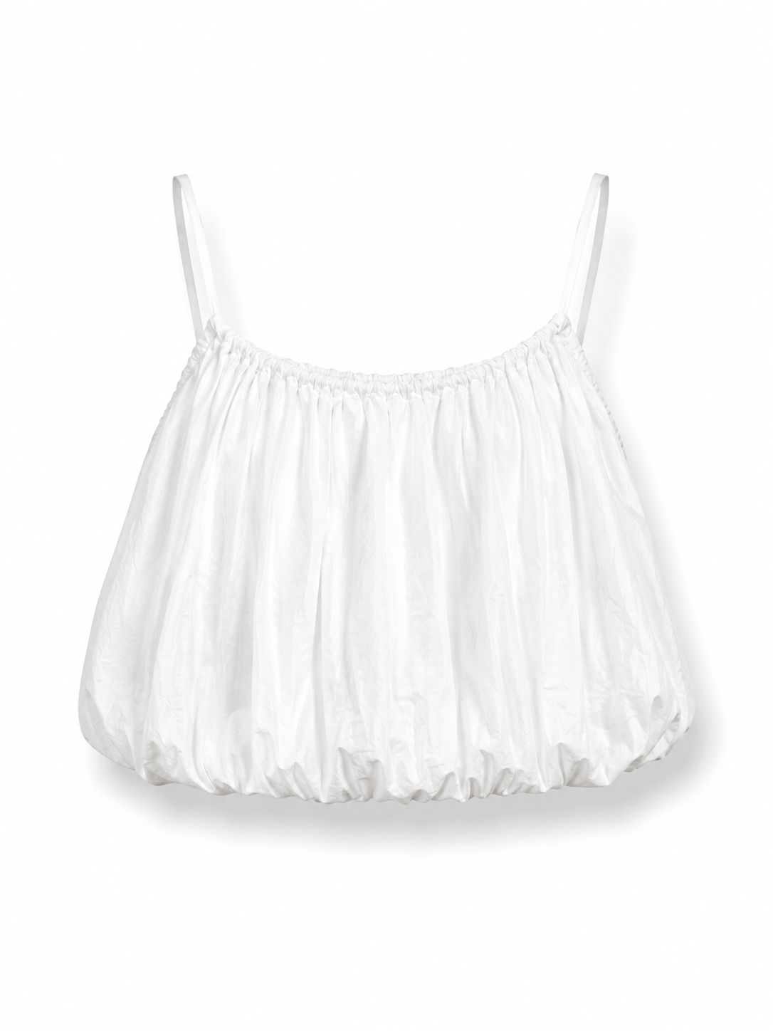 White Bubble Blouse