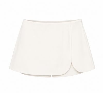 White Classic Skort