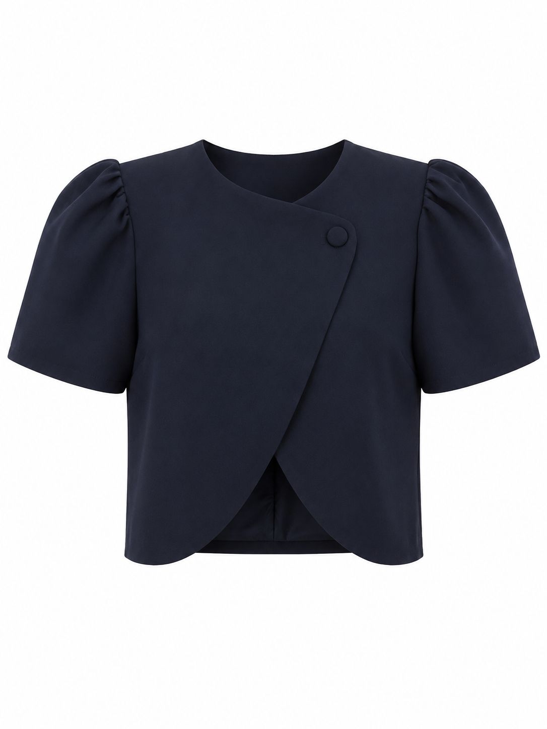 Midnight Puff Sleeve Top