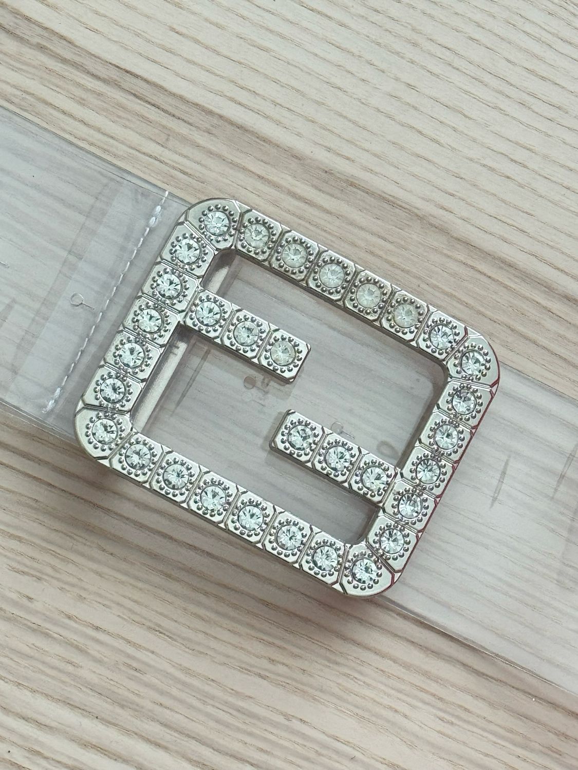 Silver Clear Rhineston Belt