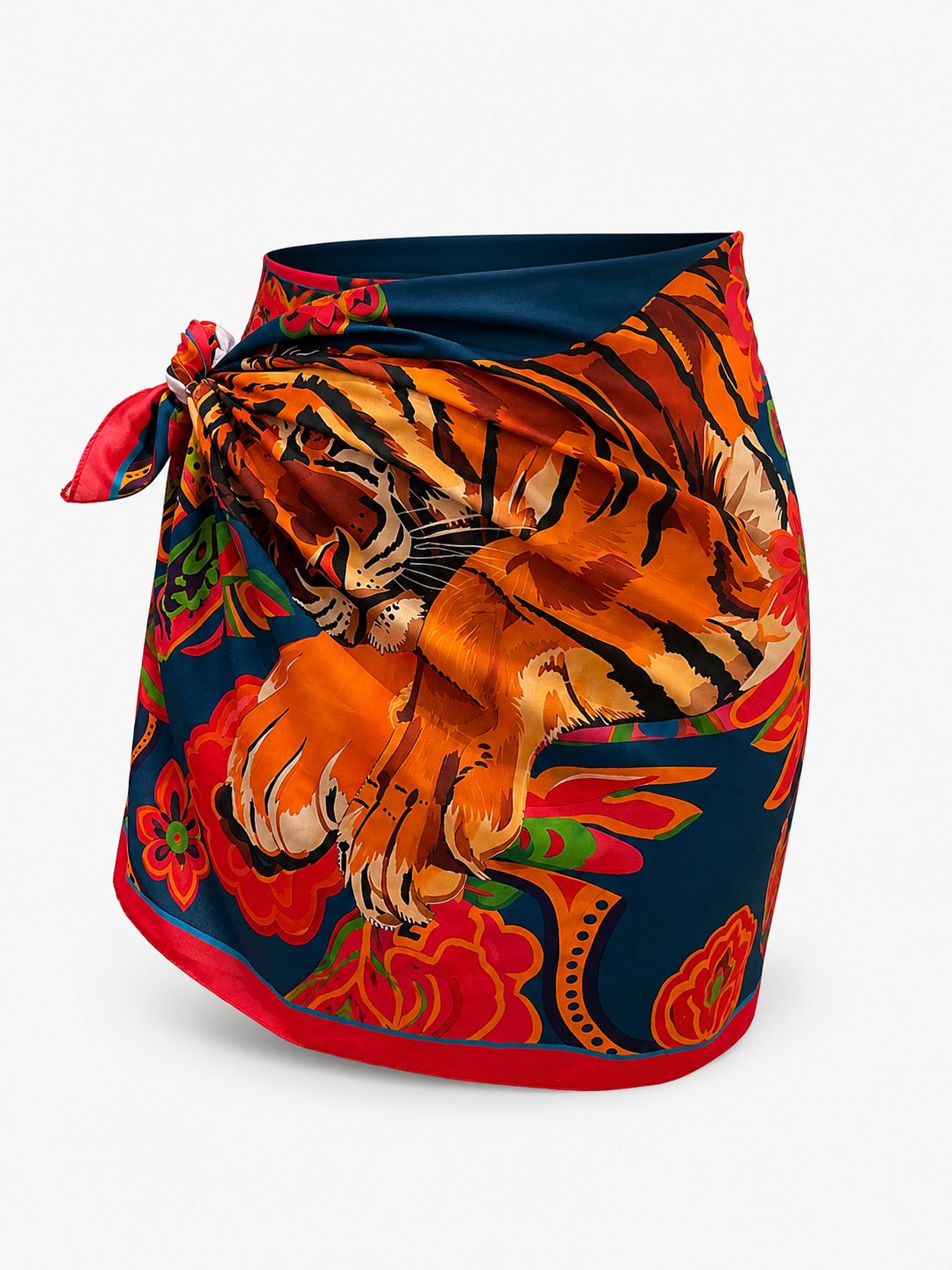 Tiger Tropical Knot Skirt