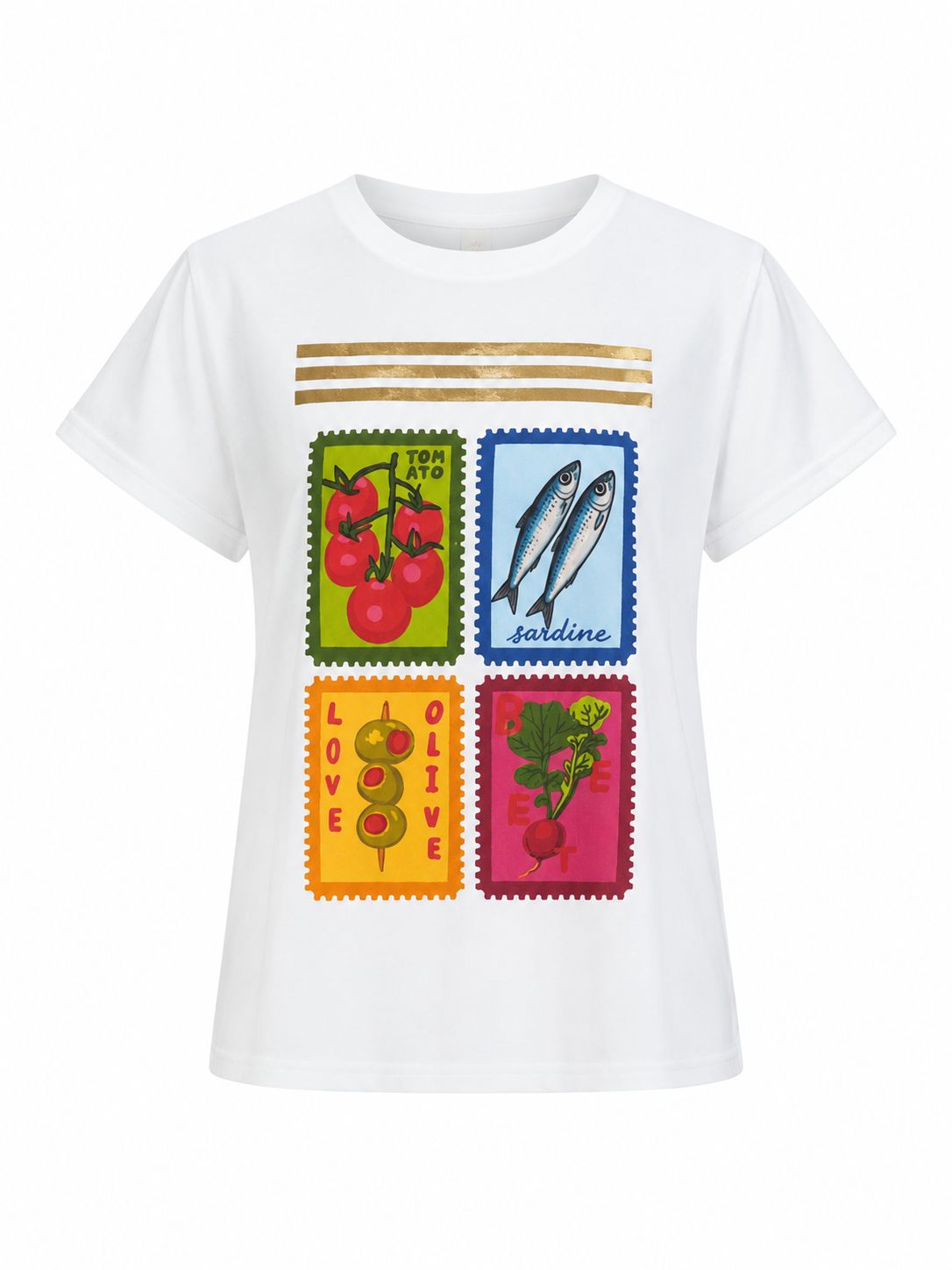 Summer Stamps Graphic Tee (One Size)