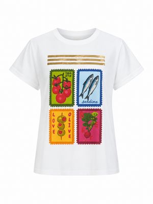 Summer Stamps Graphic Tee (One Size)