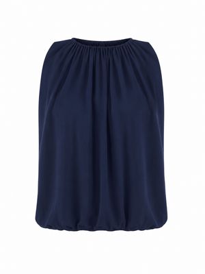 Navy Long Bubble Top ( One Size) Navy Long Bubble Top ( One Size)