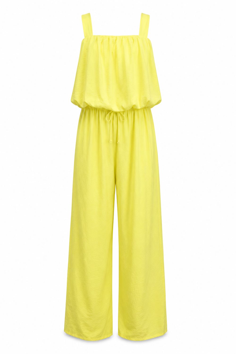 Butter Yellow Bubble Top & Pant Set