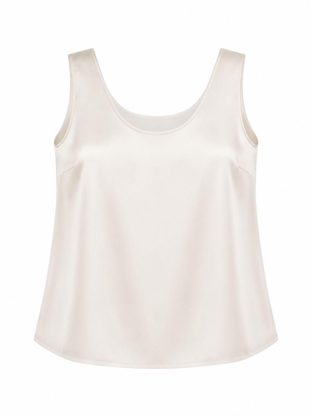 Ivory Silky Basic Top