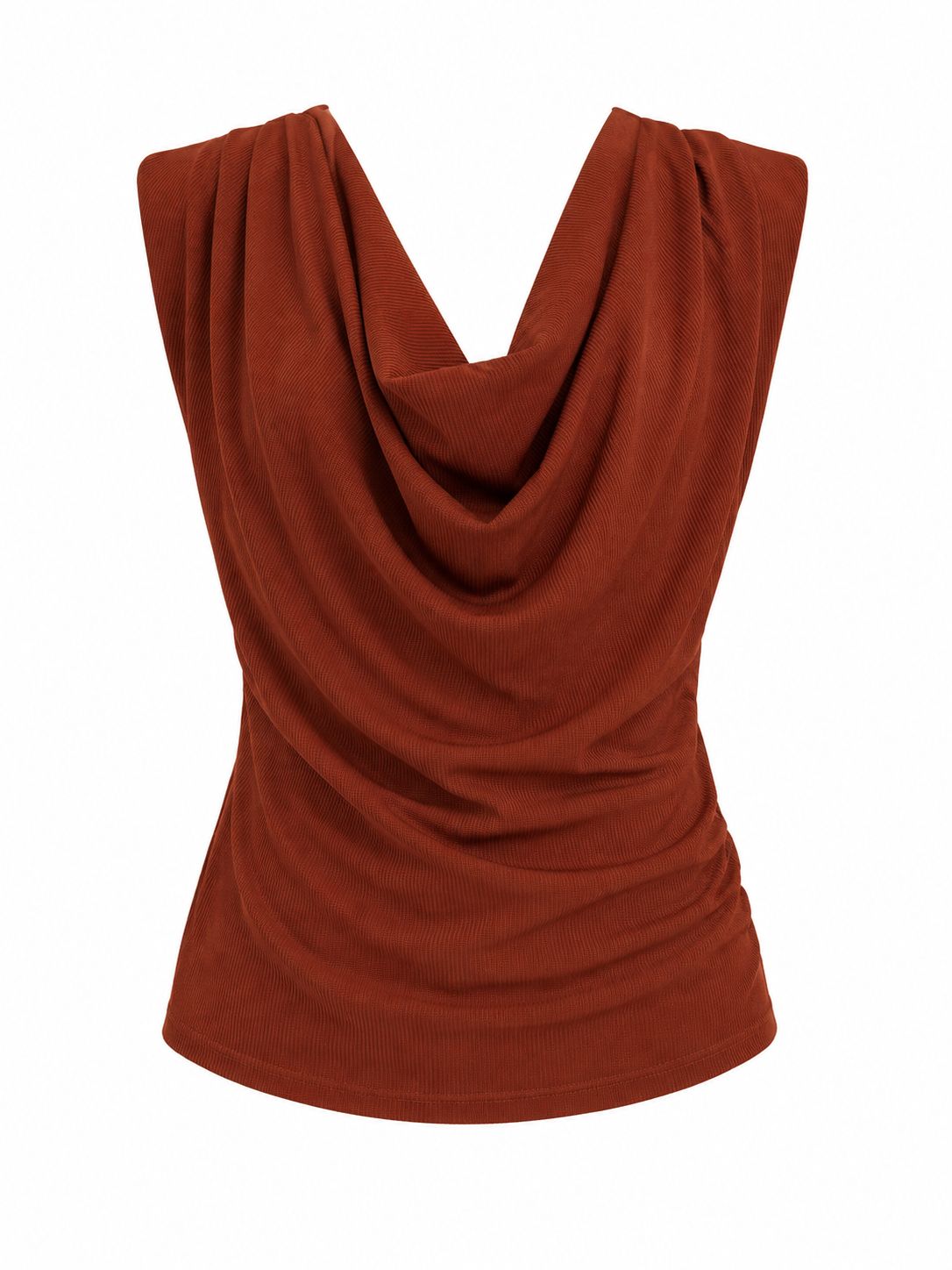 Rust Drape Top (One Size)