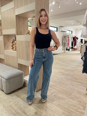 Light Denim Straight Jean