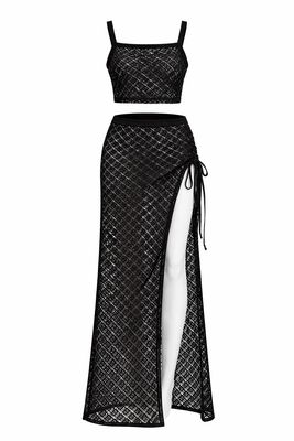 Black Riviera Cover Up Set