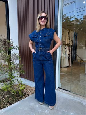 Classic Denim Jumpsuit