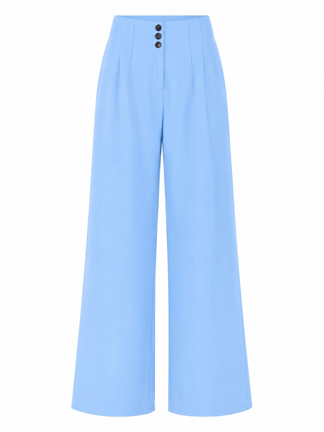 Sky Blue Wide Leg Pants