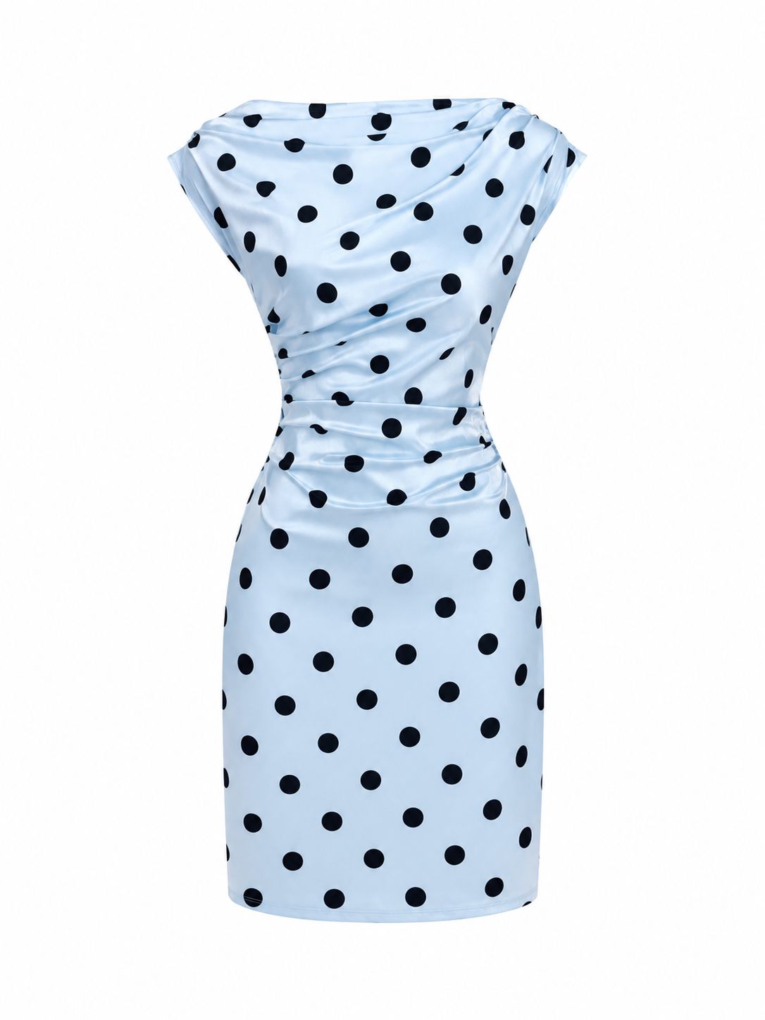 Light Blue Polka Dot Dress ( One Size)