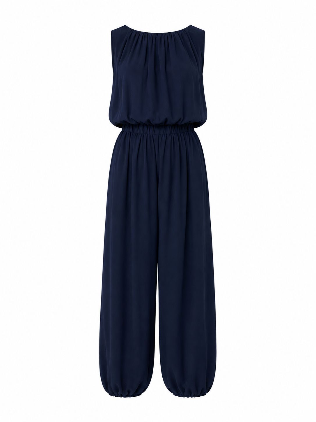Navy Bubble Top & Pant Set (One Size)