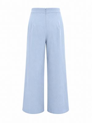 Light Denim Chain Pants