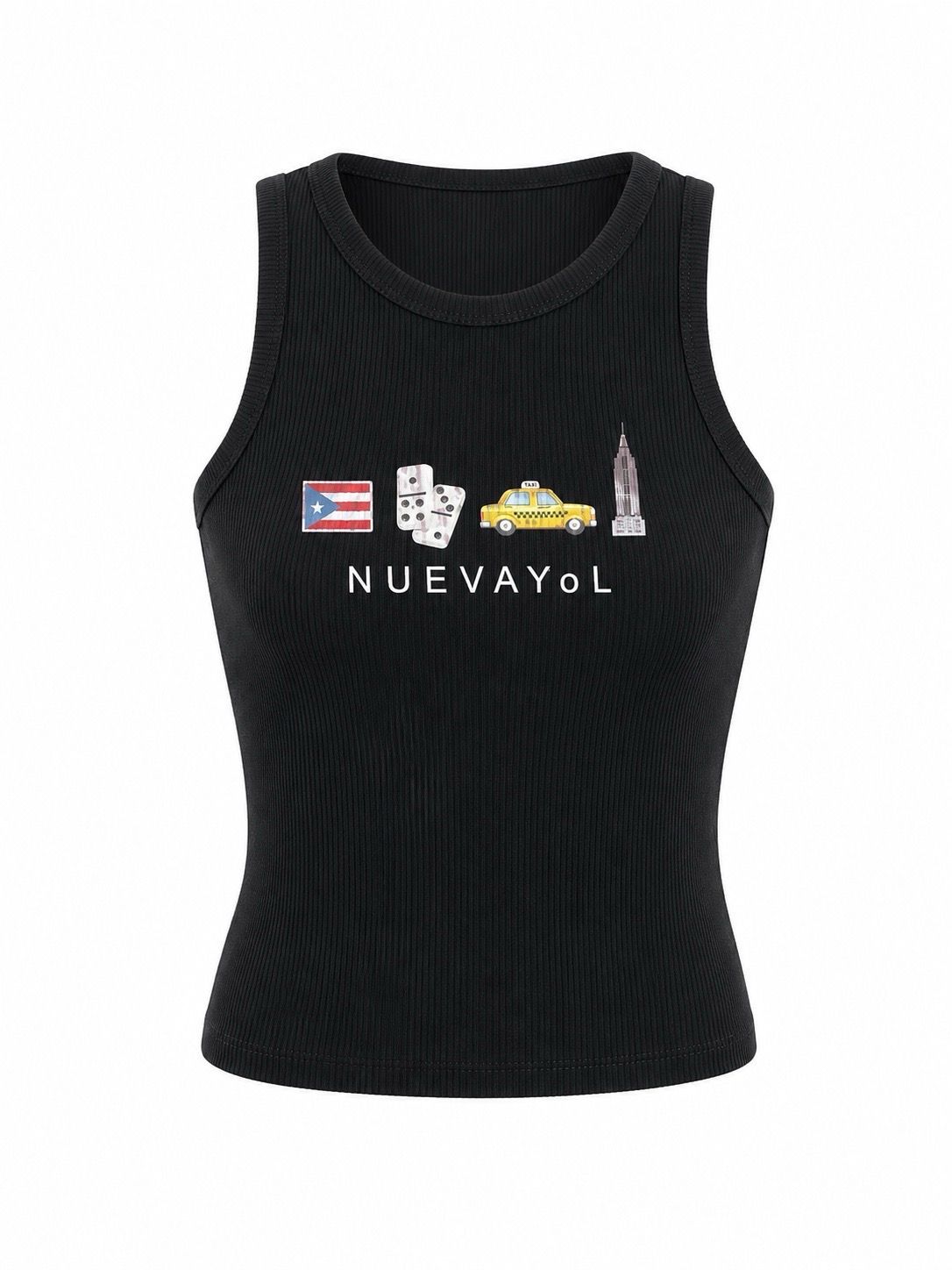 Nuevayol Black Tank Top